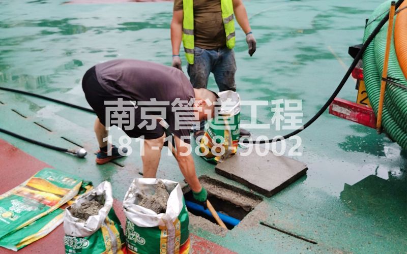 花岗村管道清淤